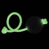 Игрушка для собак Liker Lumi Мячик со светонакопительным шнурком 9 см (6284) изображение 3