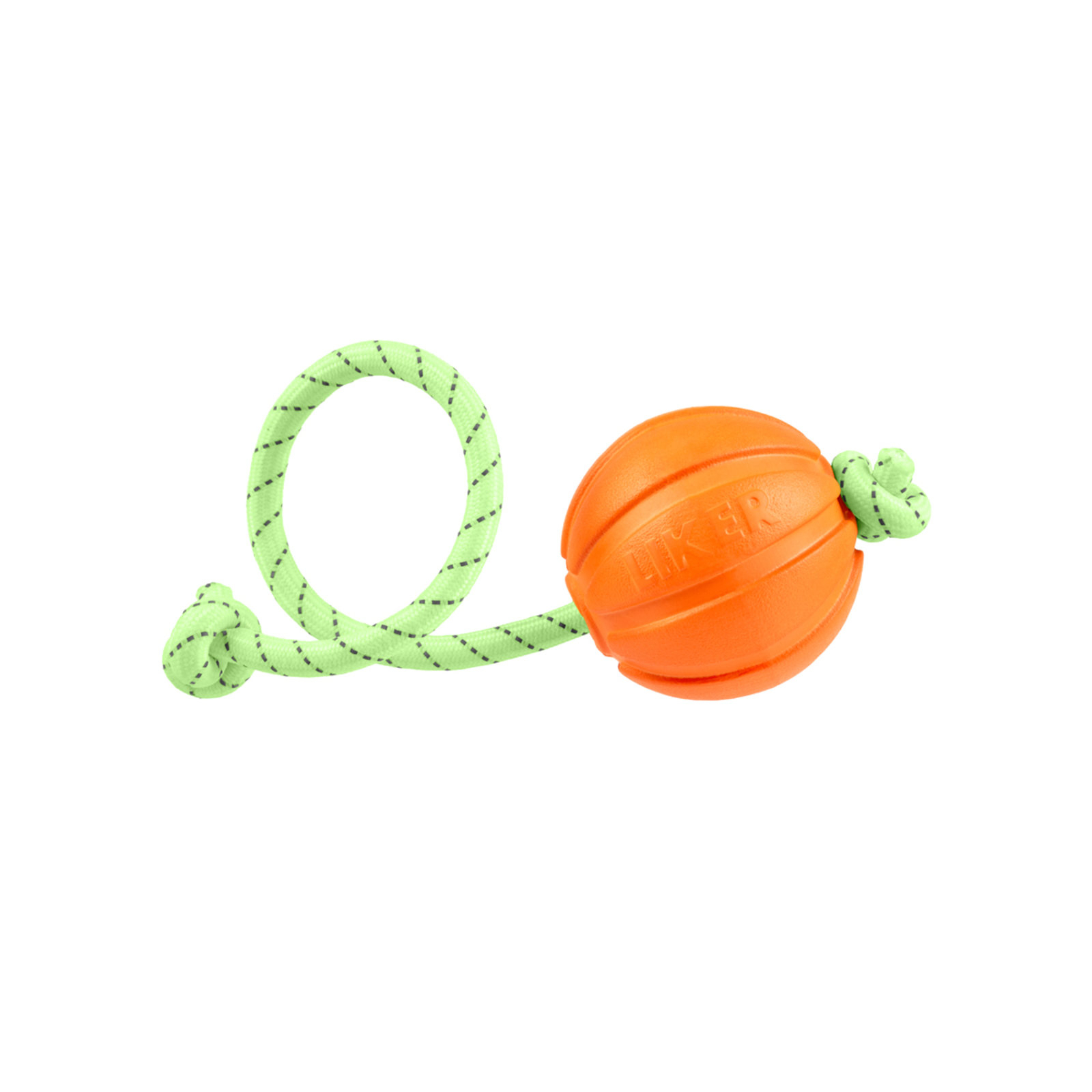 Іграшка для собак Liker Lumi М'ячик зі світлонакопичувальним шнурком 5 см (6282)