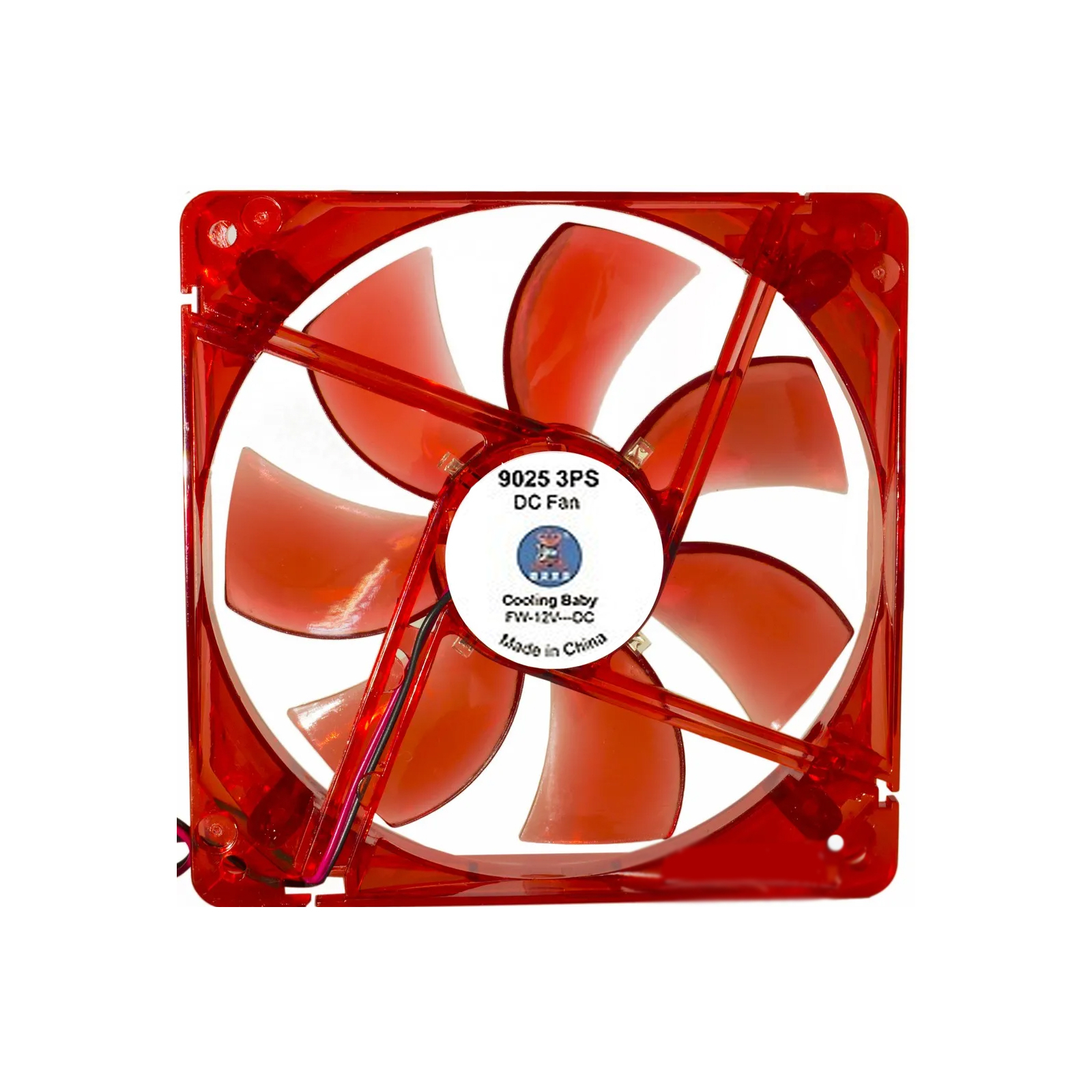 Кулер для корпуса Cooling Baby 9025 4PS red