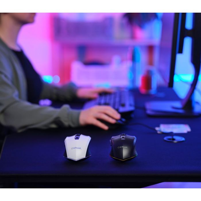 Мышка Trust GXT 110 Felox RGB Wireless White (25069) изображение 11