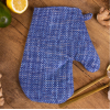 Кухонная прихватка MirSon рогожа/полупанама №209 - Blue binding (2200006754145) изображение 2
