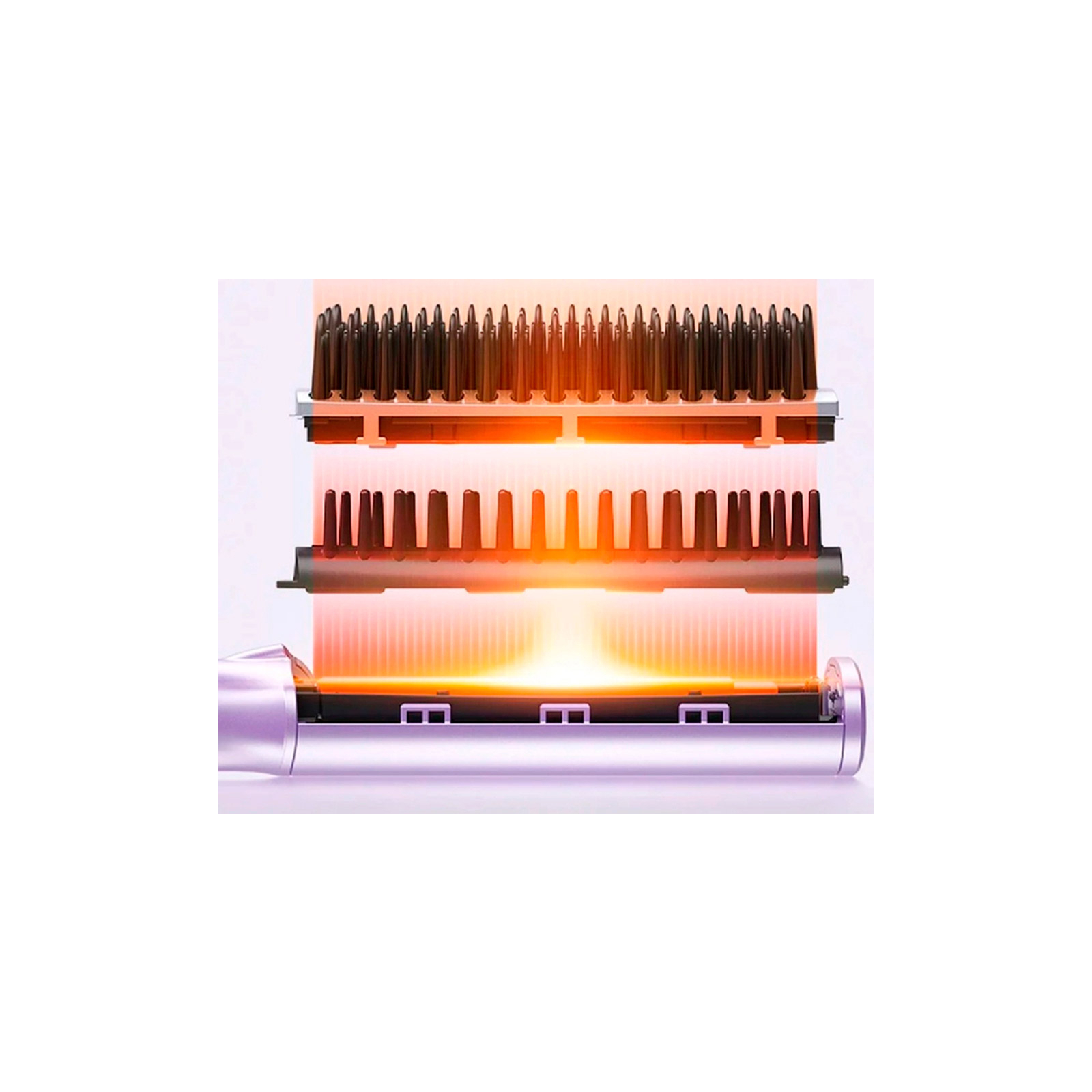 Электрощетка для волос Xiaomi ShowSee Hair Straightener E1-V Violet изображение 5