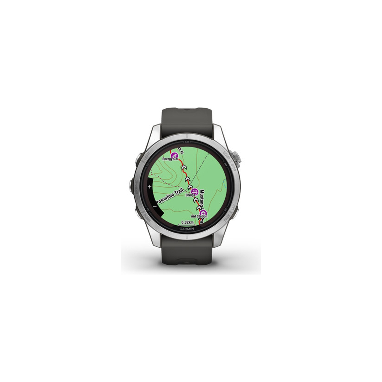 Смарт-часы Garmin fenix 7S Pro Solar, Glass, SS w/Graphite band, GPS (010-02776-01) изображение 4