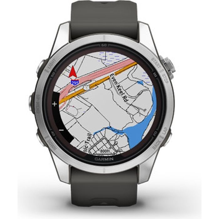 Смарт-часы Garmin fenix 7S Pro Solar, Glass, SS w/Graphite band, GPS (010-02776-01) изображение 5