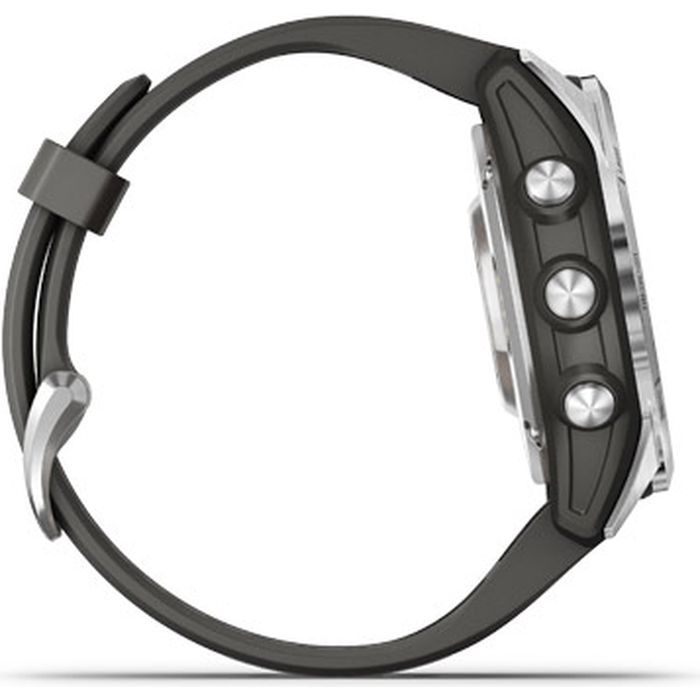 Смарт-часы Garmin fenix 7S Pro Solar, Glass, SS w/Graphite band, GPS (010-02776-01) изображение 6