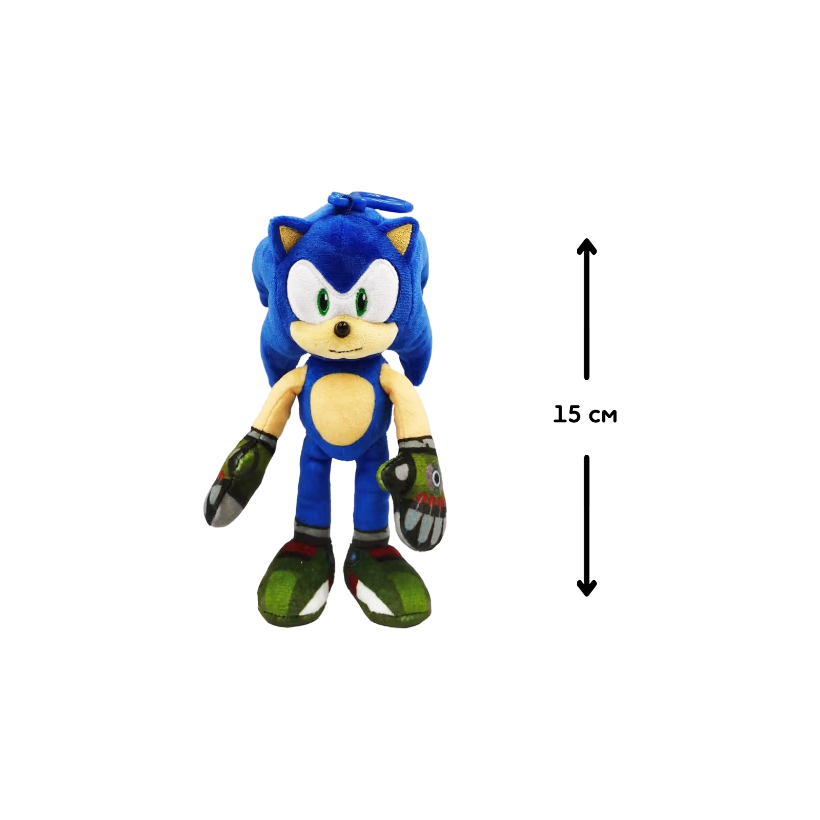 Мягкая игрушка Sonic Prime на клипсе – Соник 15 см (SON7004A) изображение 2