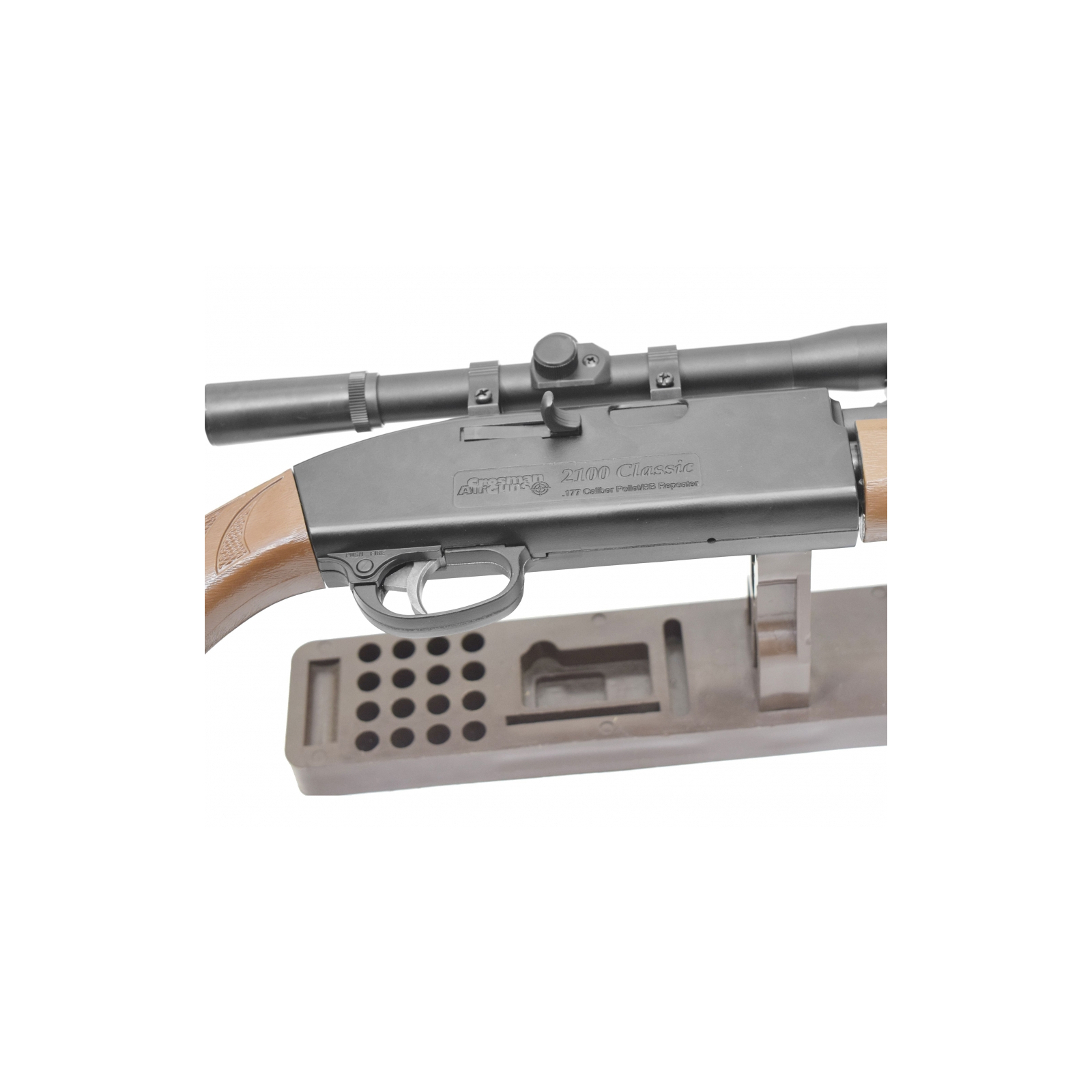 Пневматическая винтовка Crosman Classic з прицілом 4х15 мм (2100X) изображение 5