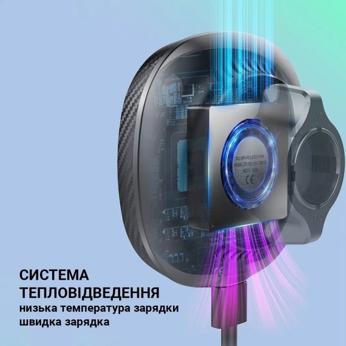 Универсальный автодержатель Grand-X MT-15W MagSafe с зарядкой 15W (крепление на дефлектор) (MT-15W) изображение 8