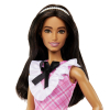 Кукла Barbie Fashionistas в розовом платье с жабо (HJT06) изображение 4