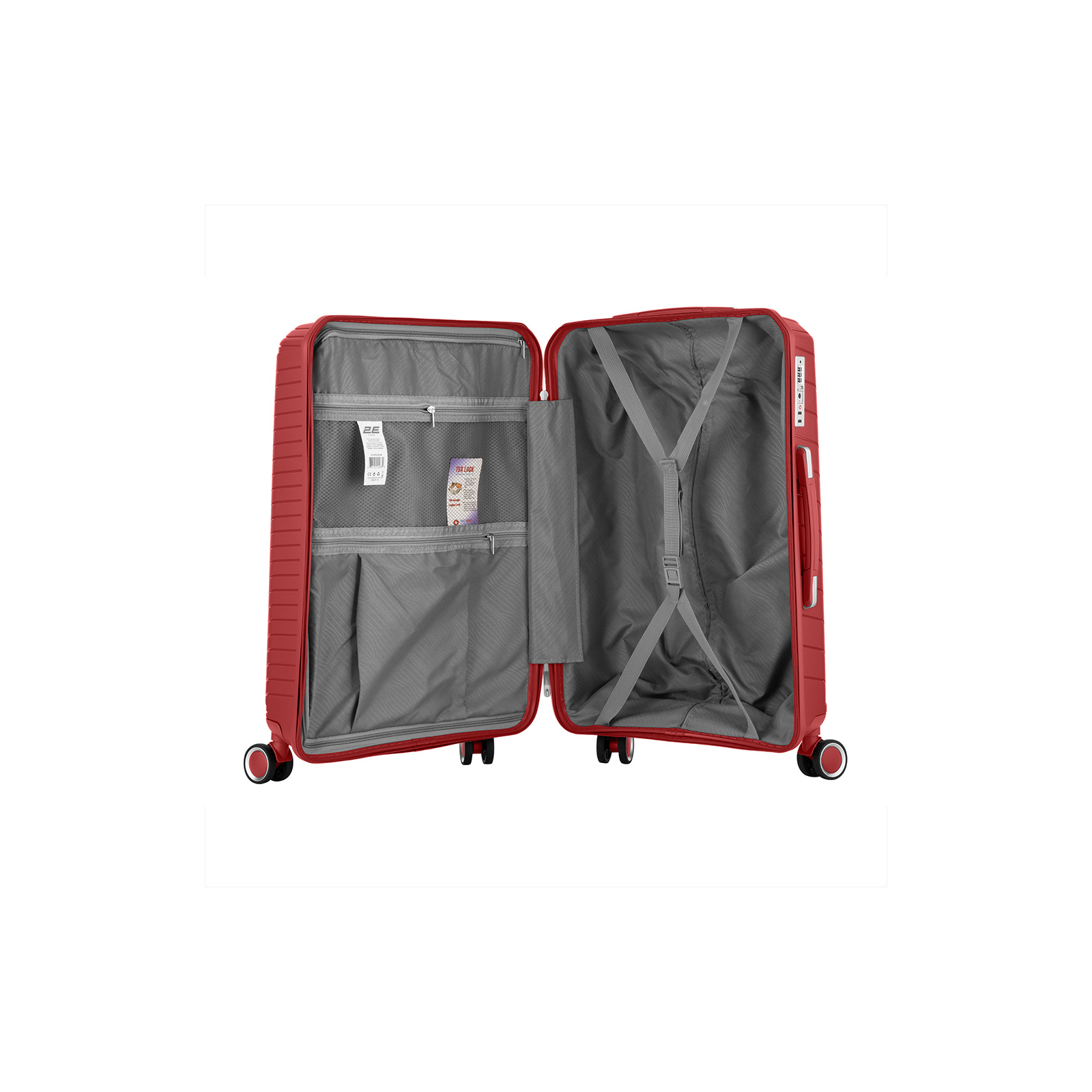 Набір валіз 2E Sigma (L+M+S) червоний (2E-SPPS-SET3-RD) зображення 4