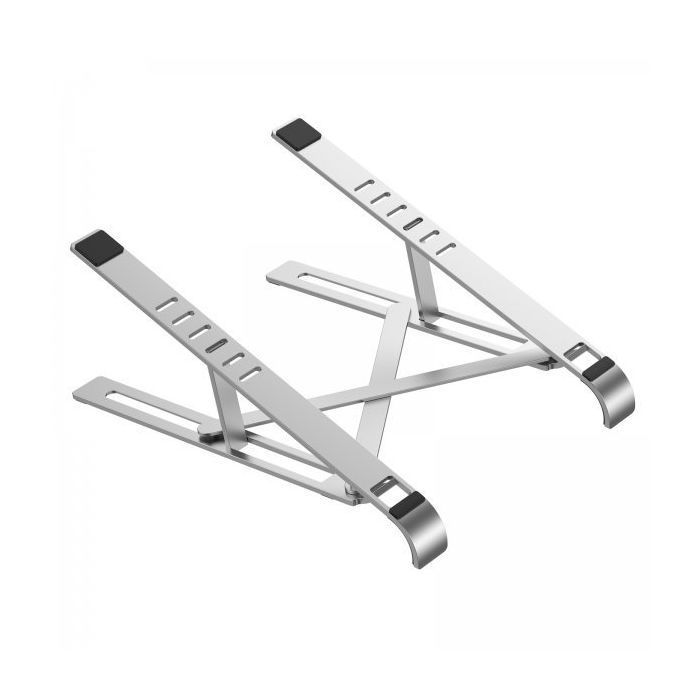 Подставка для ноутбука Choetech до 15", алюминий, компактная конструкция (H045-SL) изображение 2