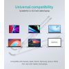 Подставка для ноутбука Choetech до 15", алюминий, компактная конструкция (H045-SL) изображение 7