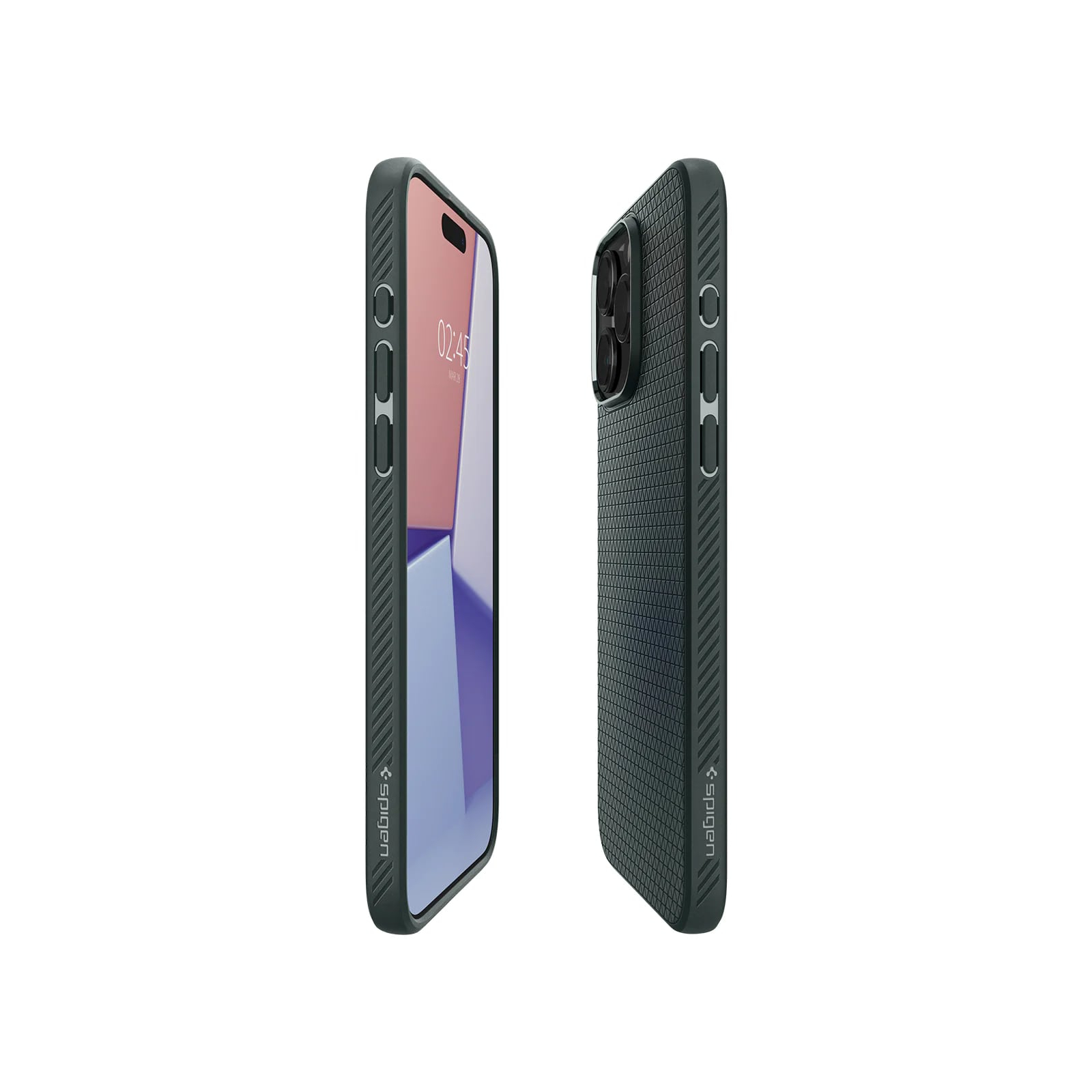 Чохол до мобільного телефона Spigen Apple iPhone 15 Pro Max Liquid Air Abyss Green (ACS06564) зображення 6