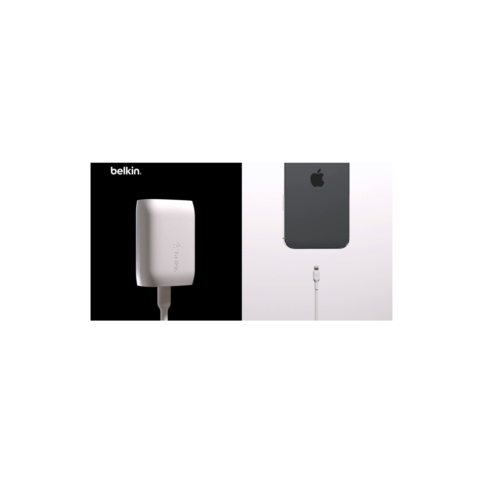 Зарядний пристрій Belkin 30W USB-С GAN PD PPS white (WCA005VFWH) зображення 6