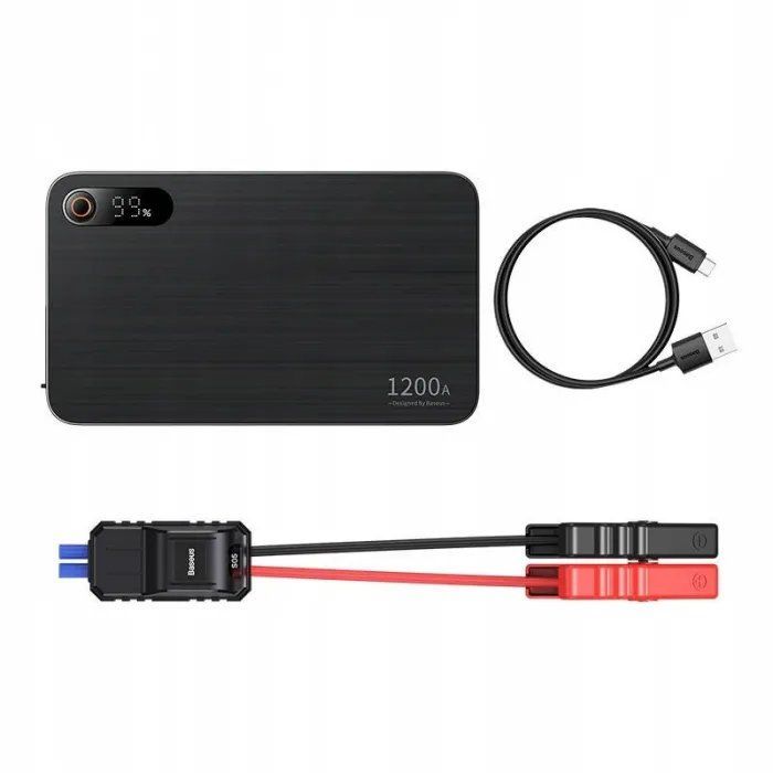 Пуско зарядний пристрій Baseus 12000mAh Super Energy Pro+ 1200A Car Jump Starte (C00245700111-00) зображення 8