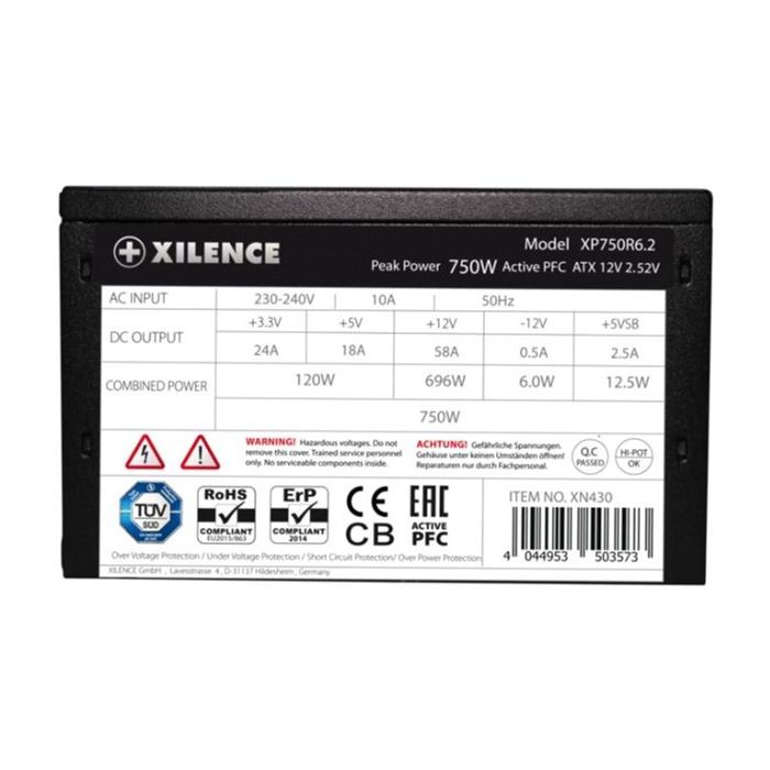 Блок живлення Xilence 750W (XP750R6.2) зображення 7