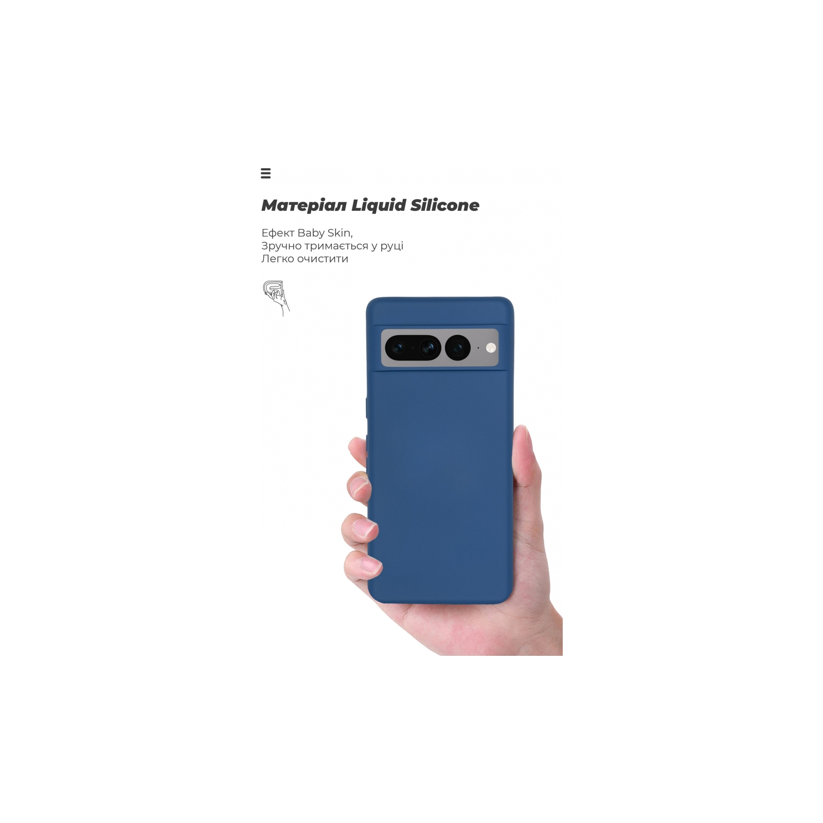 Чехол для мобильного телефона Armorstandart ICON Case Google Pixel 7 Pro Blue (ARM72401) изображение 7