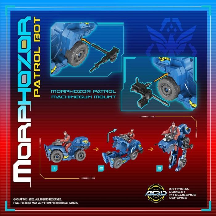Ігровий набір A.C.I.D. MorphoZor Patrol Bot/МорфоЗор Патрульний робот (535003) зображення 5