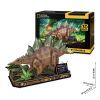 Пазл Cubic Fun 3D National Geographic Dino Стегозавр (DS1054h) зображення 5