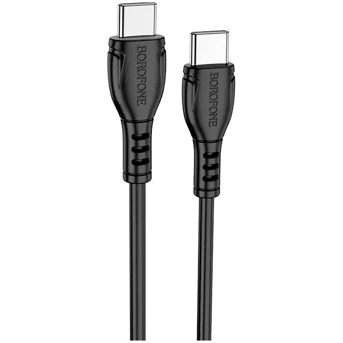 Дата кабель USB-C to USB-C 1.0m BX51 Triumph 60W Black BOROFONE (BX51CCB)