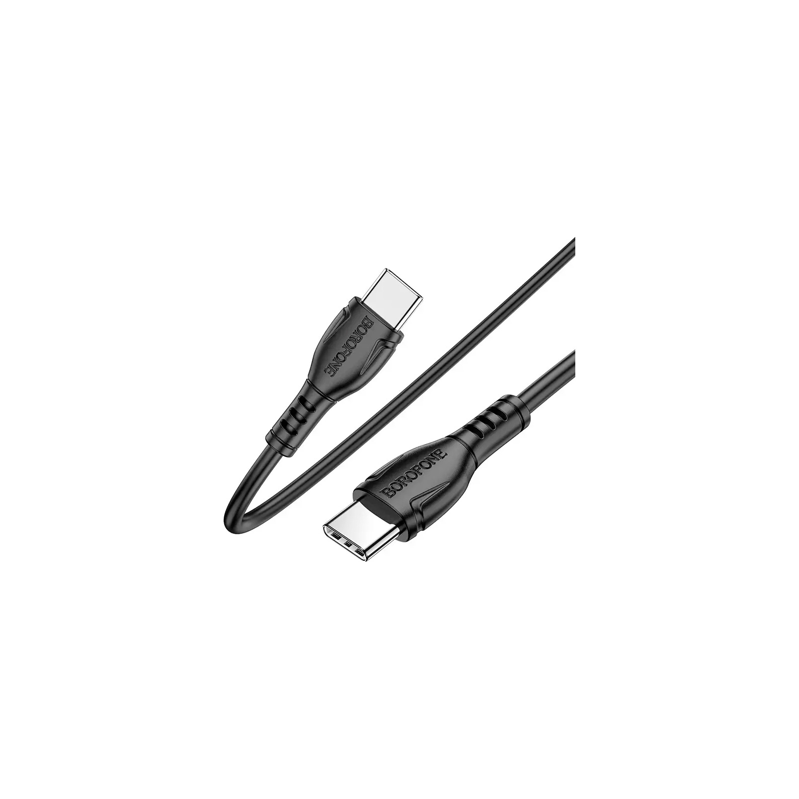 Дата кабель USB-C to USB-C 1.0m BX51 Triumph 60W Black BOROFONE (BX51CCB) зображення 4
