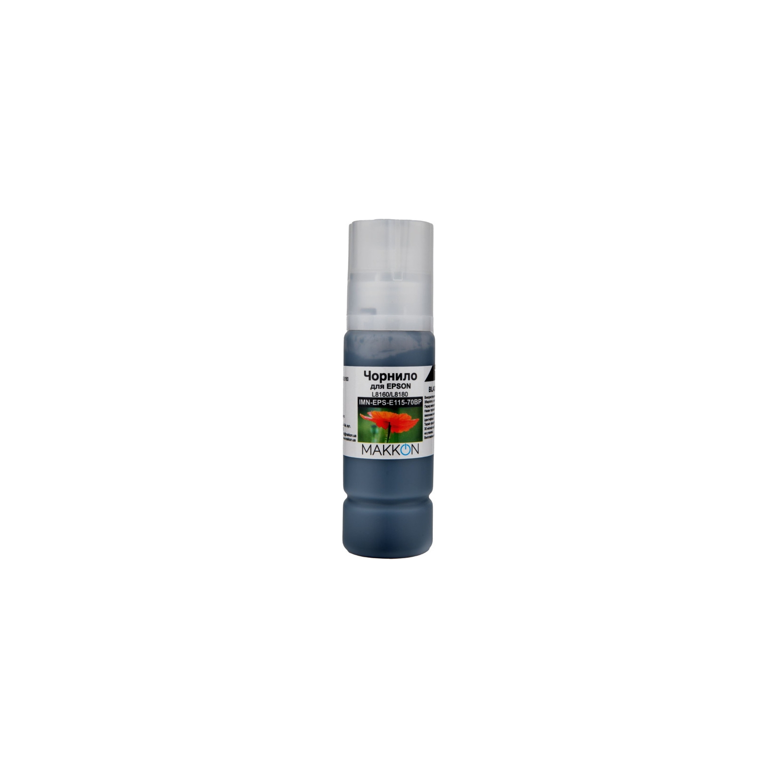 Чернила Makkon для Epson L8160/L8180 (C13T07C14A) (115) 70 мл black pigment (IMN-EPS-E115-70BP)