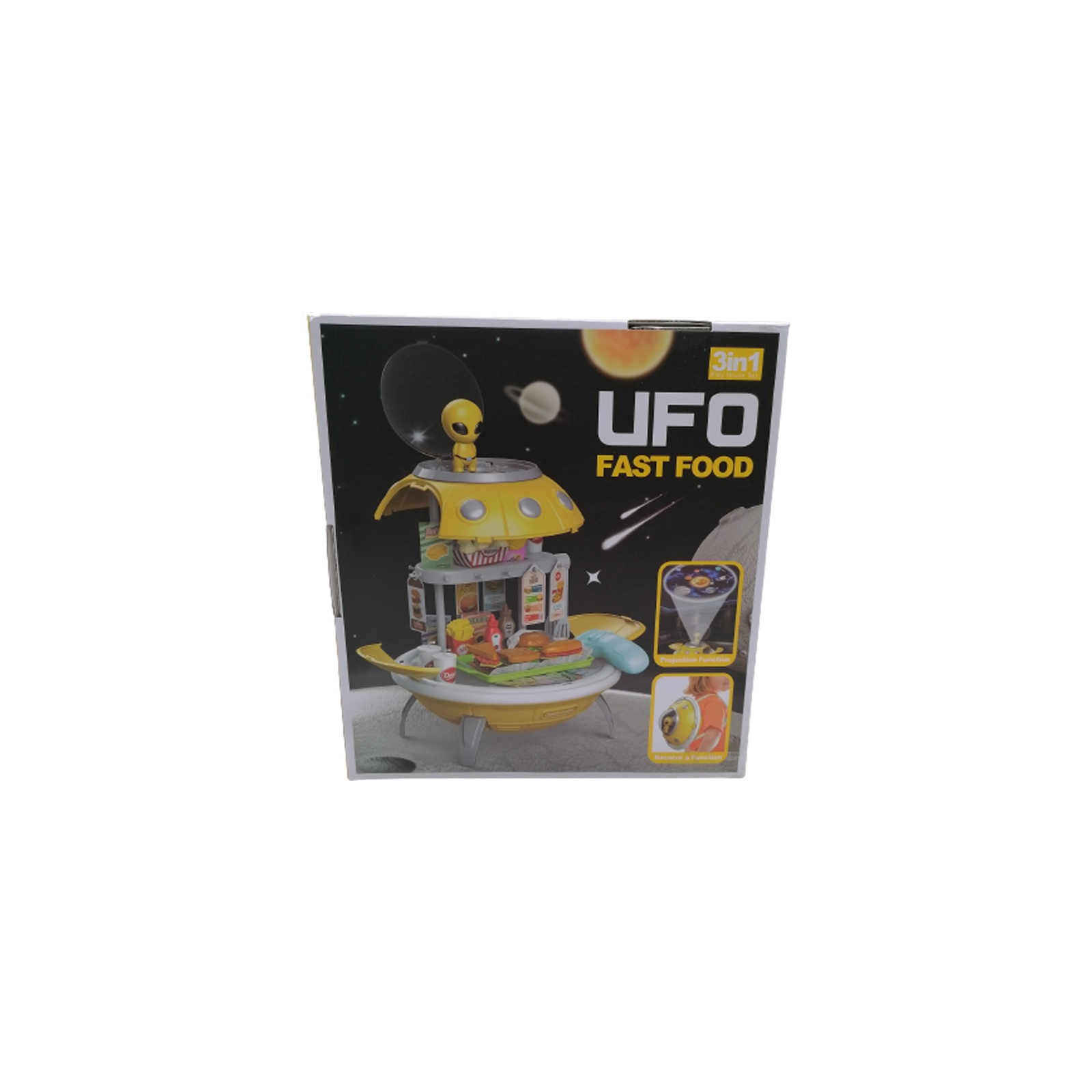 Ігровий набір Play Joyin UFO Projection Fast Food/НЛО Фаст Фуд (25752) зображення 9