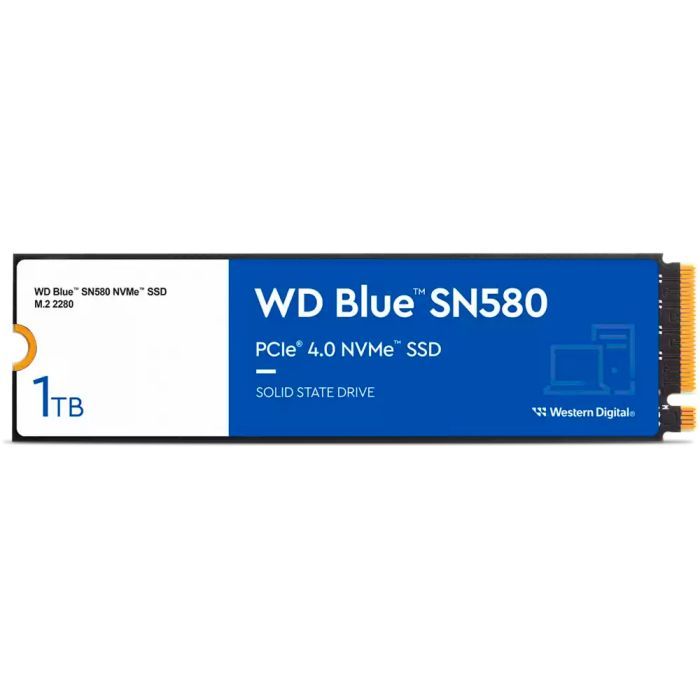 Накопитель SSD M.2 2280 1TB SN580 Blue WD (WDS100T3B0E) изображение 2