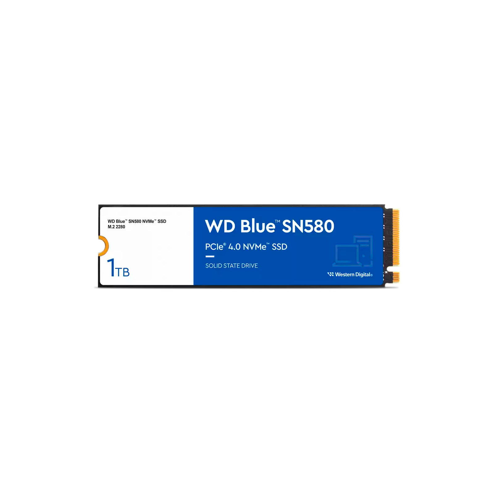 Накопичувач SSD M.2 2280 1TB SN580 Blue WD (WDS100T3B0E) зображення 2