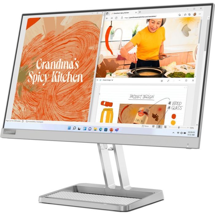 Монітор Lenovo L22i-40 (67AEKACBUA) зображення 3