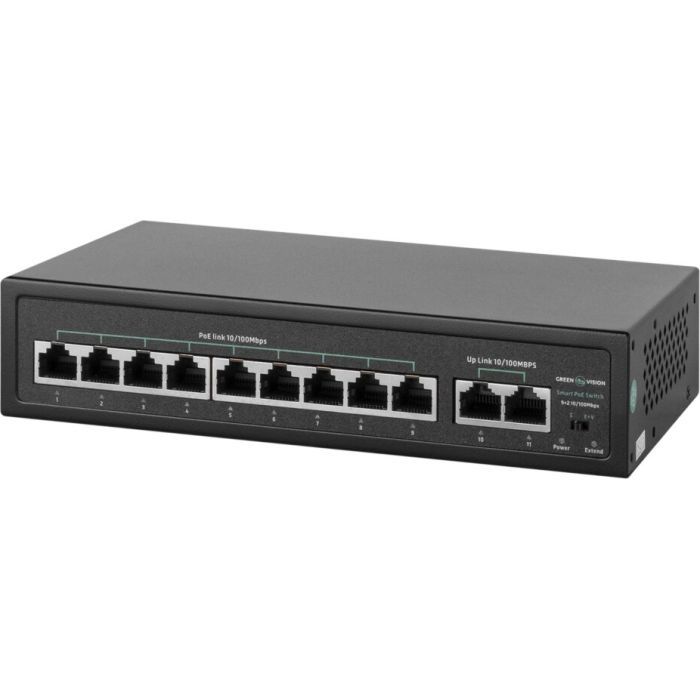 Комутатор мережевий Greenvision GV-016-D-09+2P зображення 2