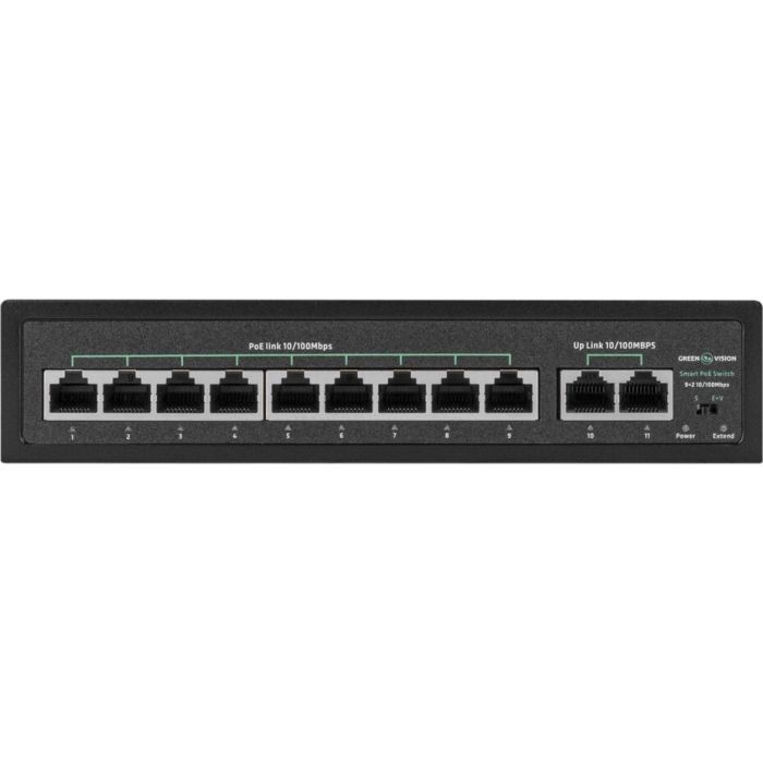 Комутатор мережевий Greenvision GV-016-D-09+2P зображення 3