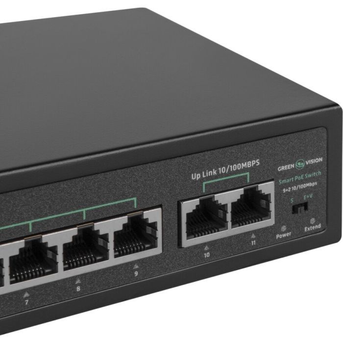 Комутатор мережевий Greenvision GV-016-D-09+2P зображення 5