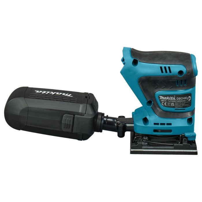 Шлифовальная машина Makita LXT, 18V, 112x102мм (без АКБ и ЗУ) (DBO480Z) изображение 4