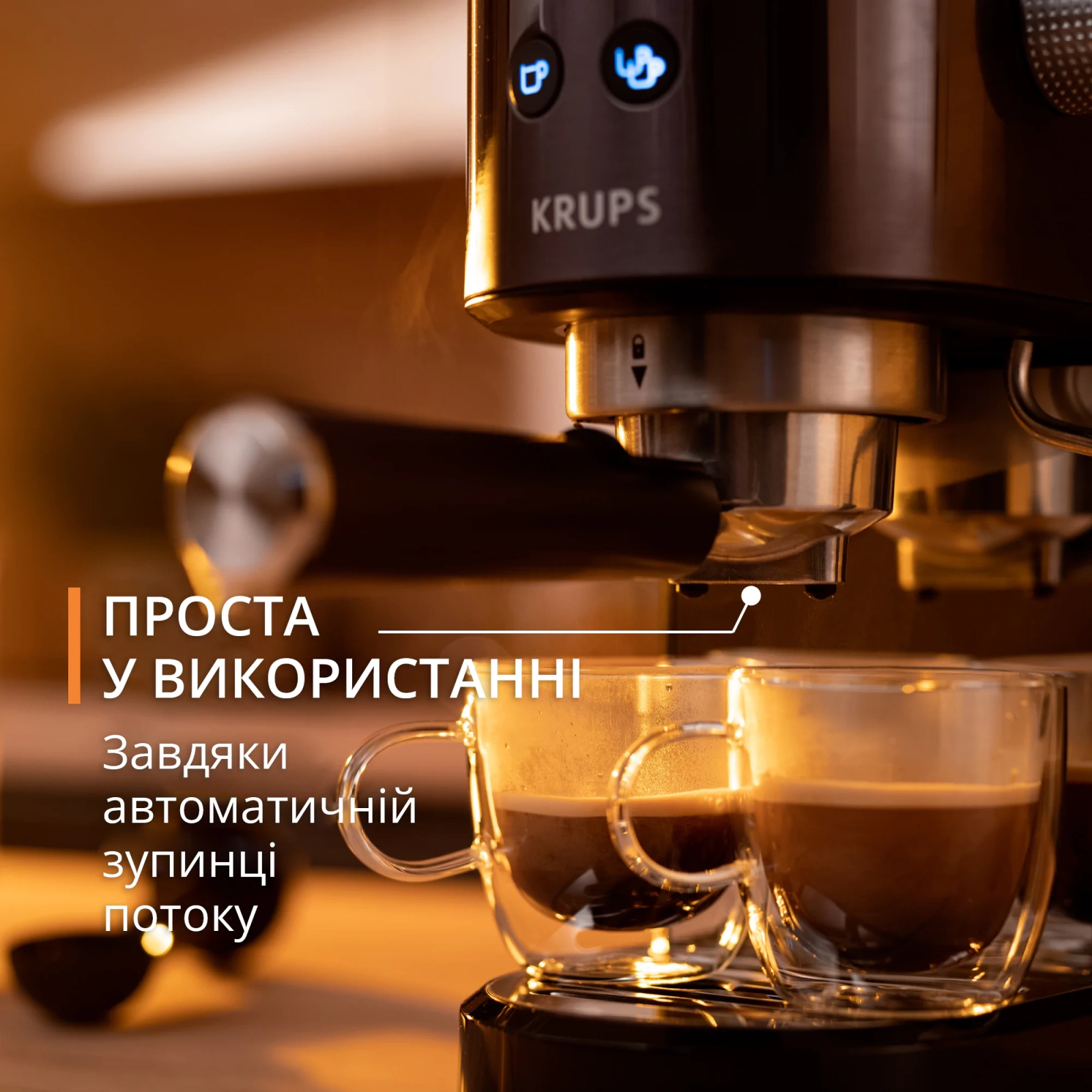 Ріжкова кавоварка еспресо Krups XP444G10 зображення 11