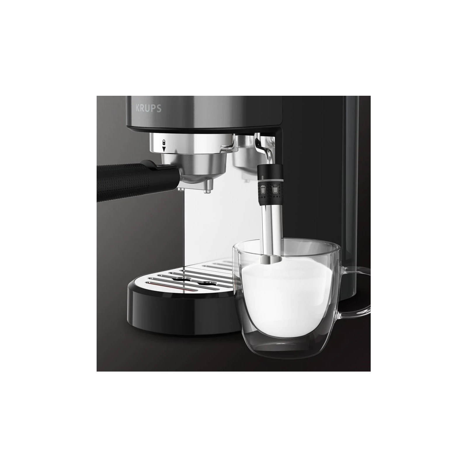 Рожковая кофеварка эспрессо Krups XP444G10 изображение 5
