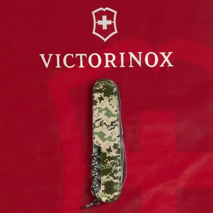 Нож Victorinox Huntsman Army 91 мм Піксель (1.3713.3_W3940p) изображение 10