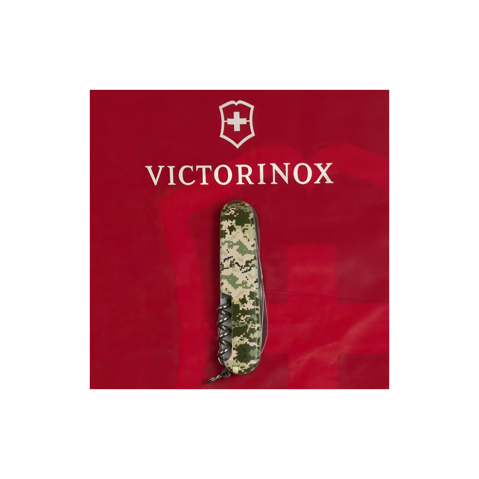 Нож Victorinox Huntsman Army 91 мм Піксель (1.3713.3_W3940p) изображение 10