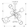 Люстра Candellux SAX (36-70715) изображение 2