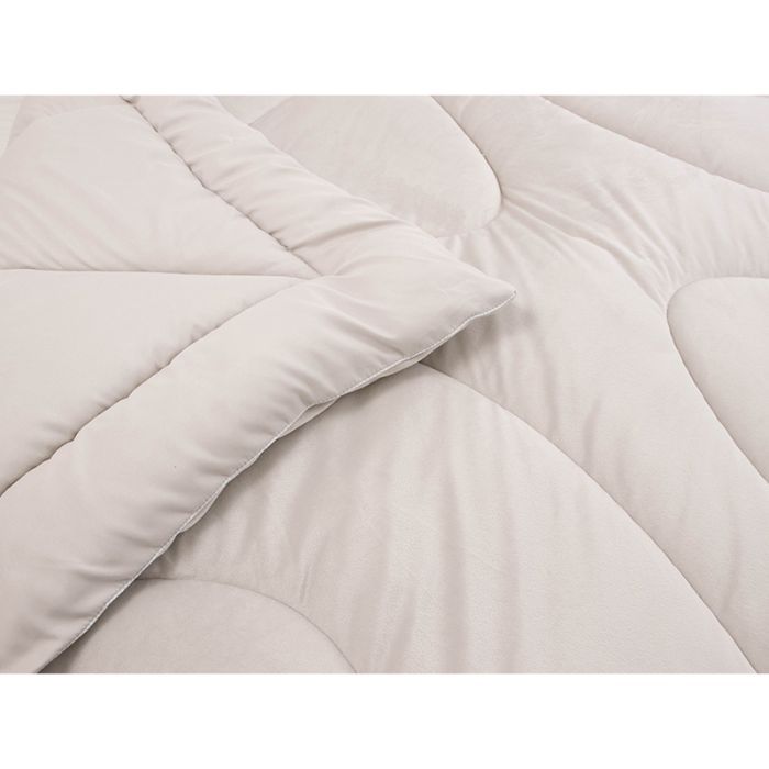 Ковдра Руно всесезона силіконова велюрова Soft Pearl 140х205 см (321.55_Soft Pearl) зображення 4