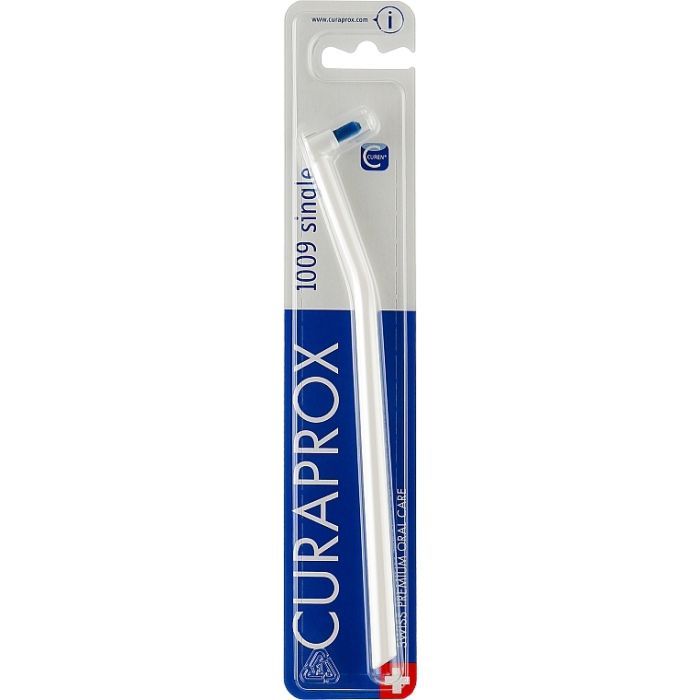 Зубна щітка Curaprox CS 1009 Single & Sulcular 9 мм Монопучкова Біла (CS 1009-07)