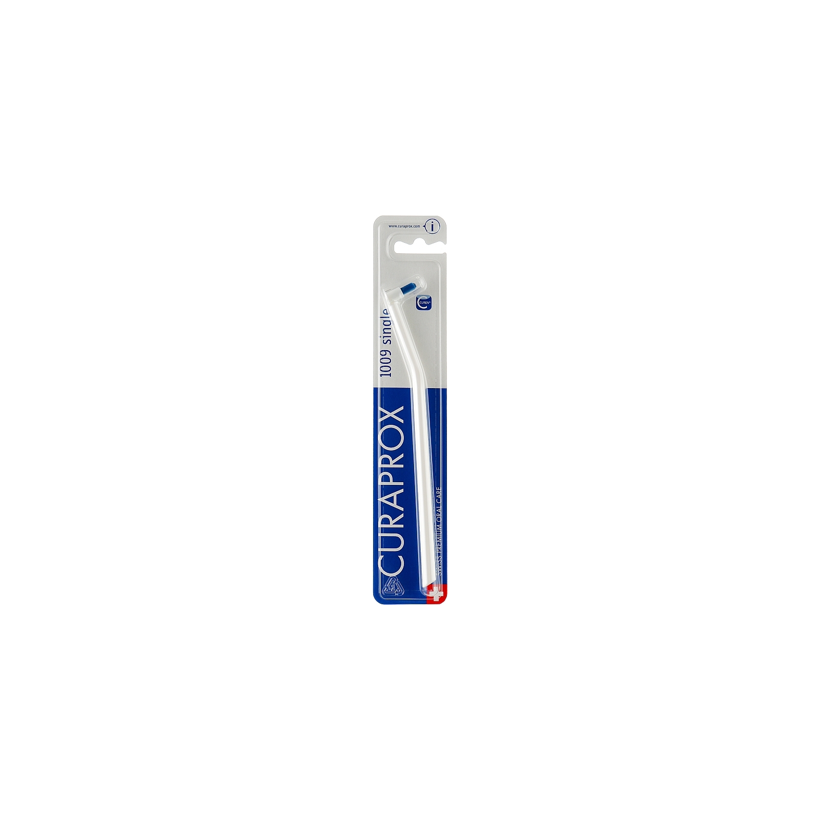 Зубна щітка Curaprox CS 1009 Single & Sulcular 9 мм Монопучкова Біла (CS 1009-07)