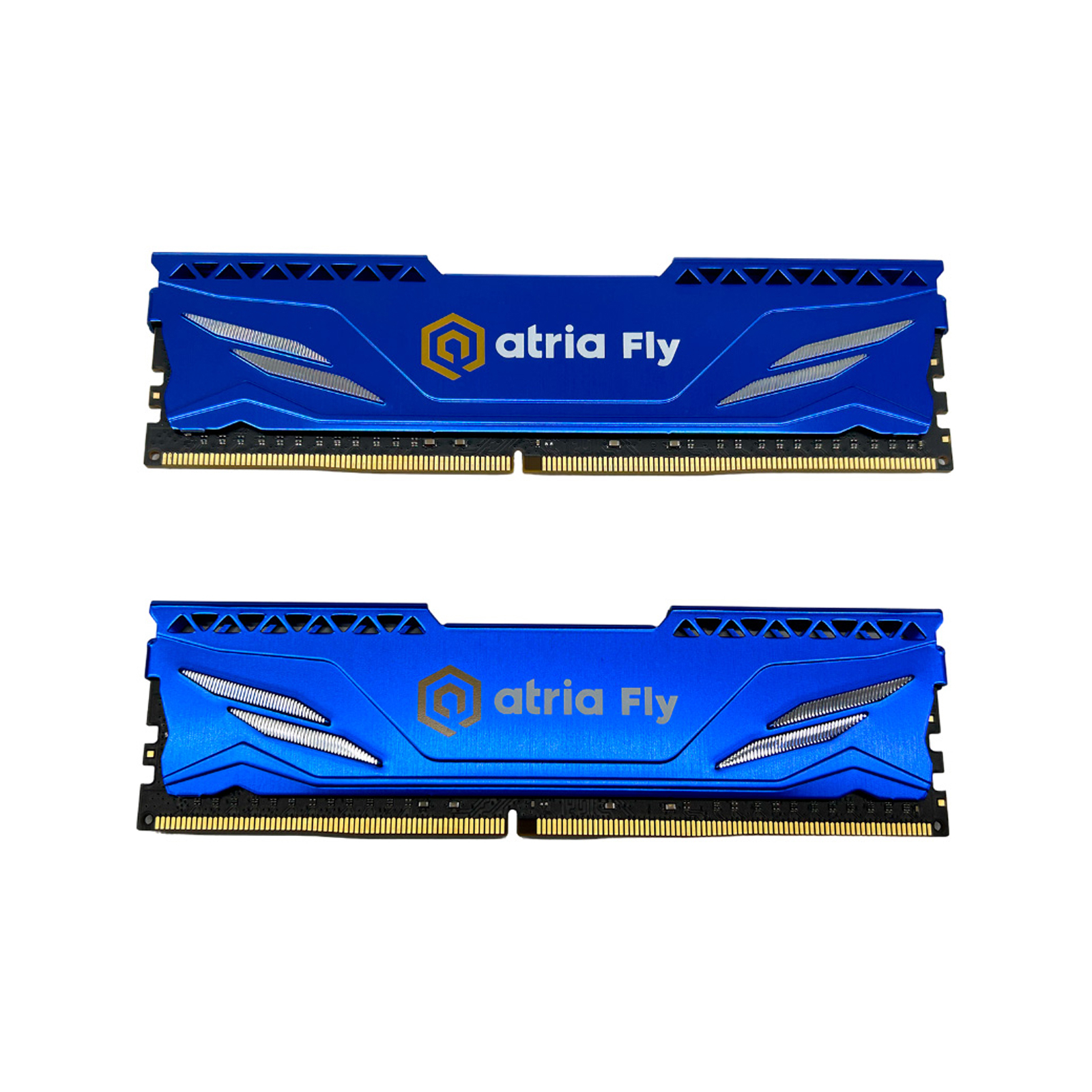 Модуль пам'яті для комп'ютера DDR4 16GB (2x8GB) 2666 MHz Fly Blue ATRIA (UAT42666CL19BLK2/16)