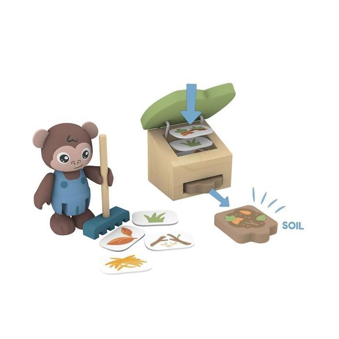 Игровой набор Hape деревянный Органическая теплица (E3416) изображение 5