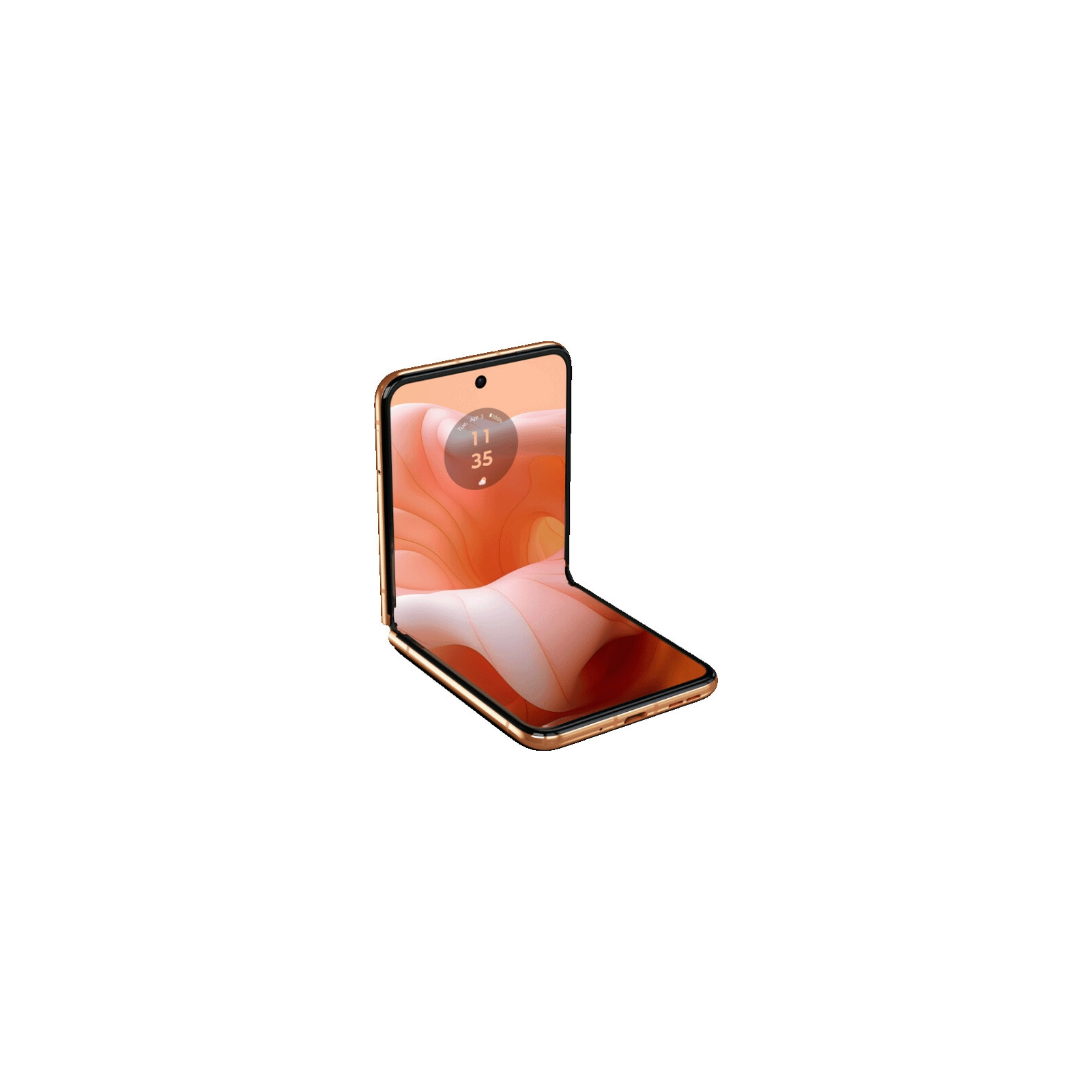 Мобільний телефон Motorola Razr 40 Ultra 8/256GB Peach Fuzz (PAX40079RS) зображення 4