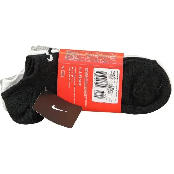 Носки Nike U NK LTWT NS 3PR-VALUE SX2554-901 34-38 3 пари Мультиколор (659658575752) изображение 9