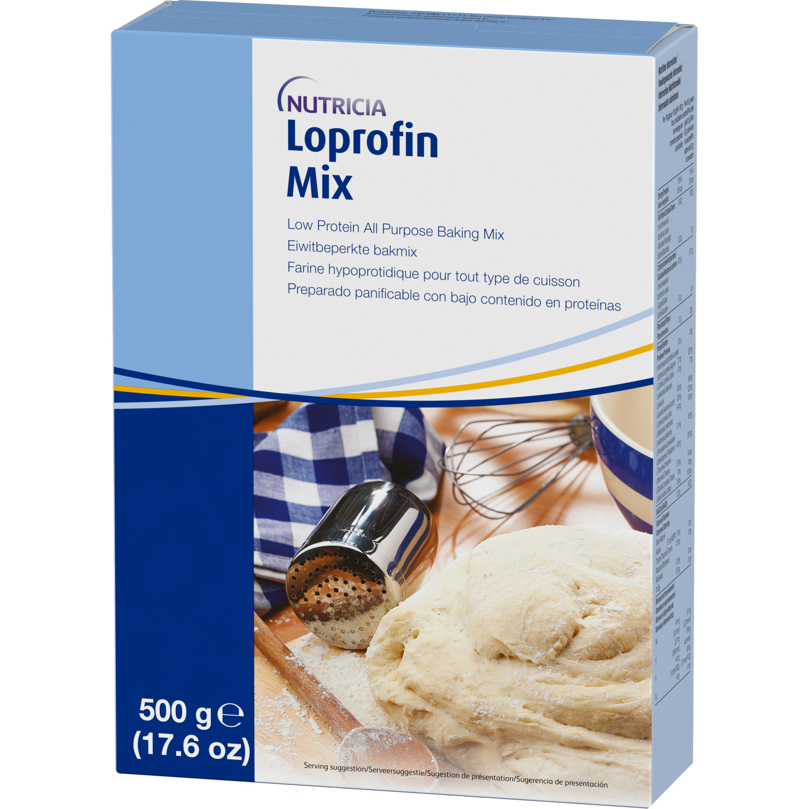 Cуміш для випікання Loprofin Low Protein Mix з низьким вмістом білка 500 г (5016533627855)