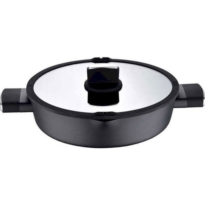 Сотейник Bergner Ion plus з кришкою 28 см (BG-35913-BK) зображення 2