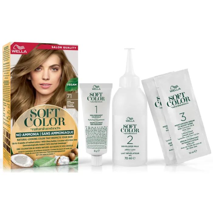Фарба для волосся Wella Soft Color Безаміачна 70 - Натуральний блонд (3614228865784) зображення 5
