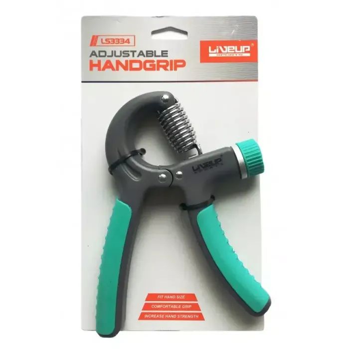 Эспандер LiveUp Adjustable Handgrip для долоні зелений 10-40кг LS3334-g (6951376160666)